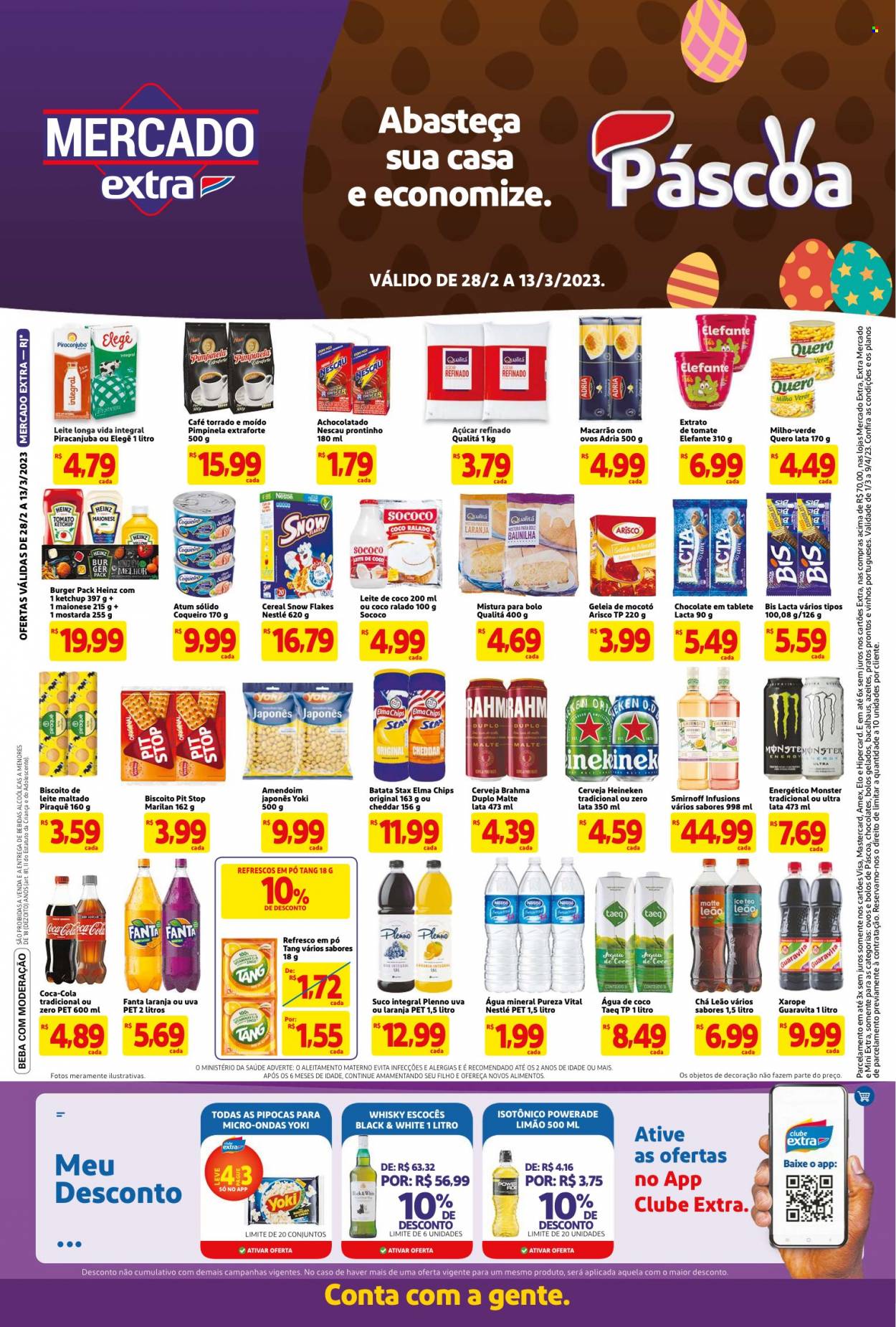 Folheto Mercado Extra - 28/02/2023 - 13/03/2023. Página 1