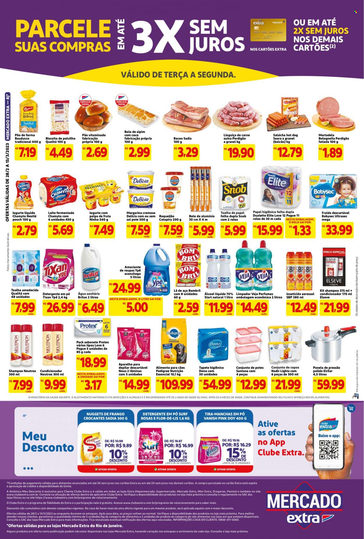 Folheto Mercado Extra - 28/02/2023 - 13/03/2023. Página 2