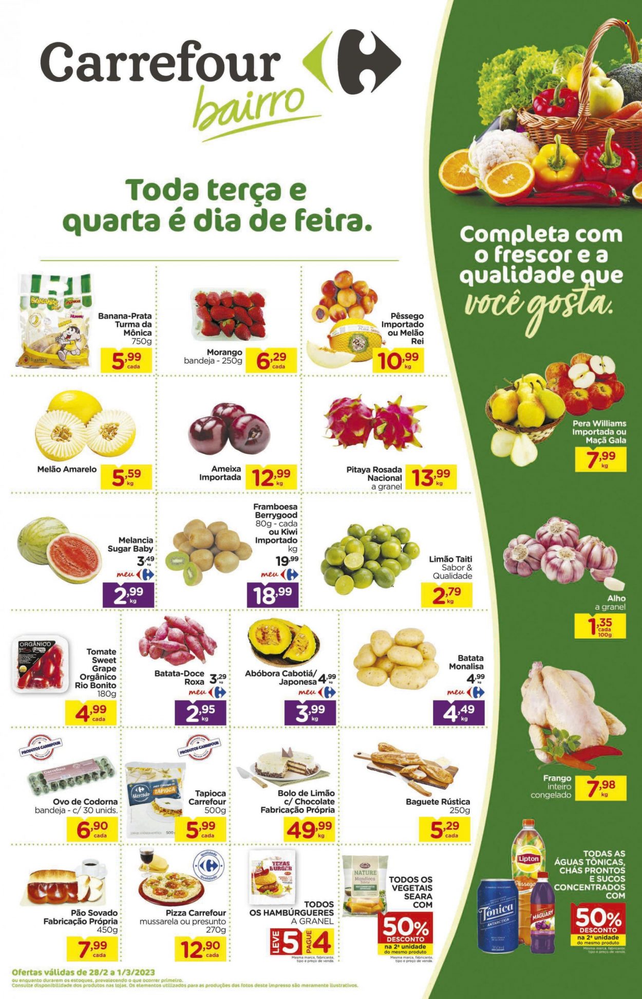 Folheto Carrefour Bairro - 28/02/2023 - 01/03/2023. Página 1