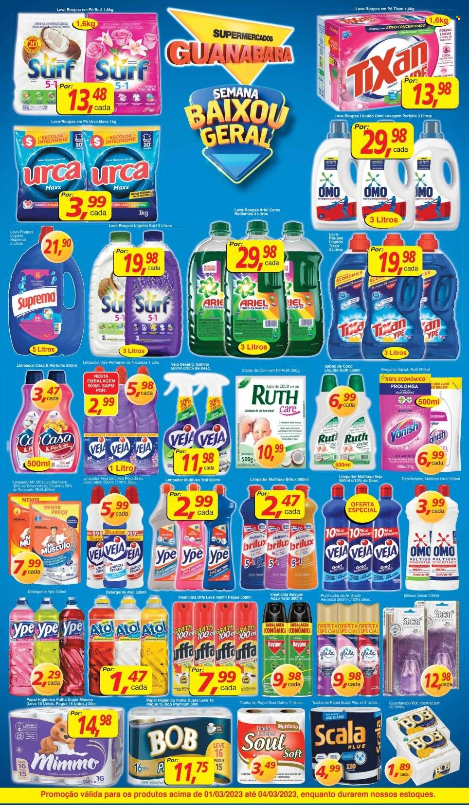 Folheto Supermercados Guanabara - 01/03/2023 - 04/03/2023. Página 9
