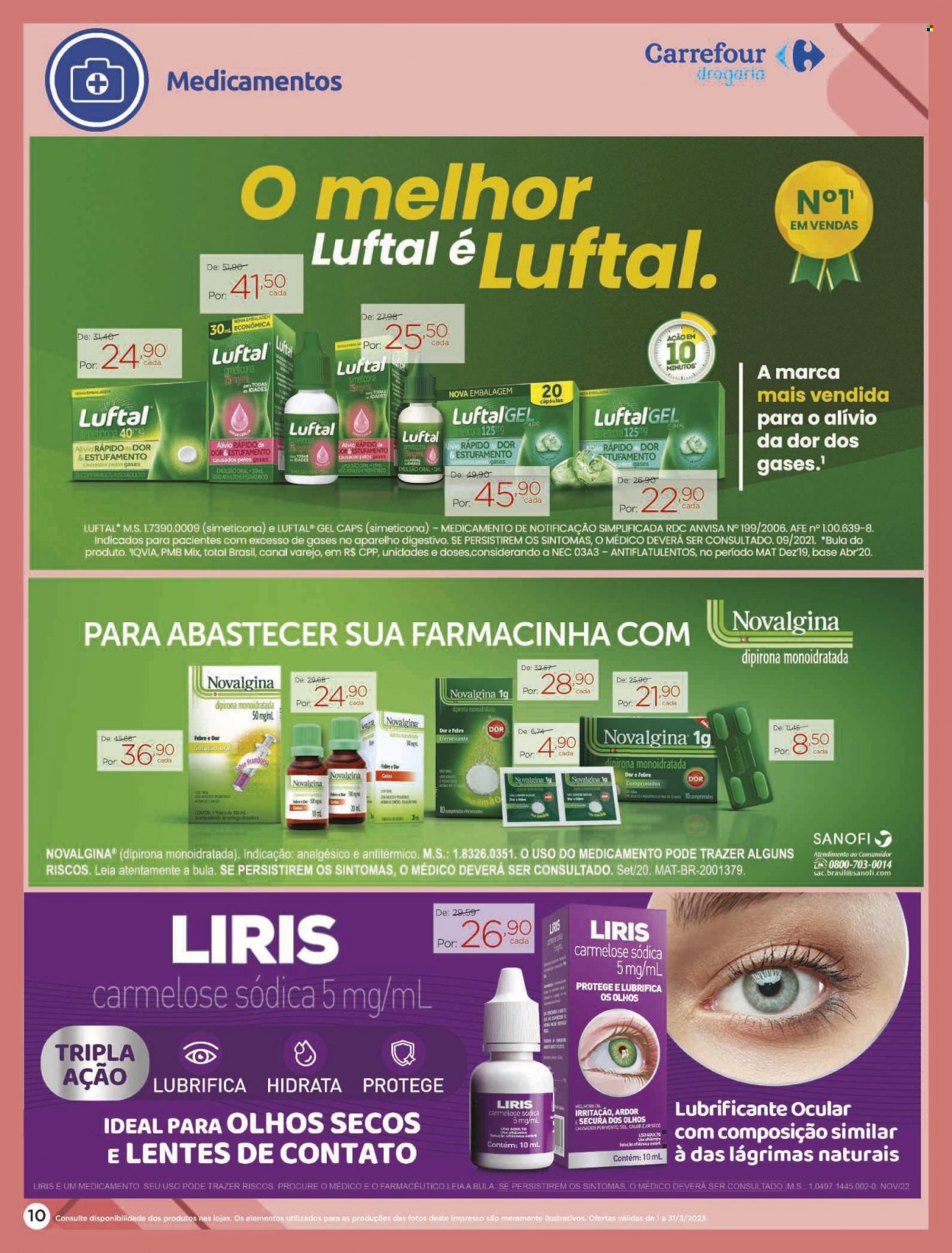 Folheto Carrefour Drogaria - 01/03/2023 - 31/03/2023. Página 10