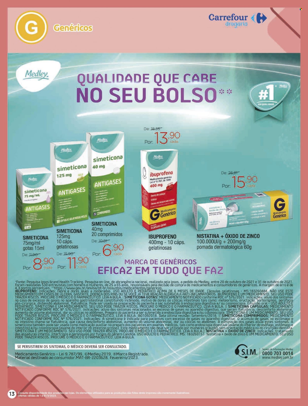 Folheto Carrefour Drogaria - 01/03/2023 - 31/03/2023. Página 13