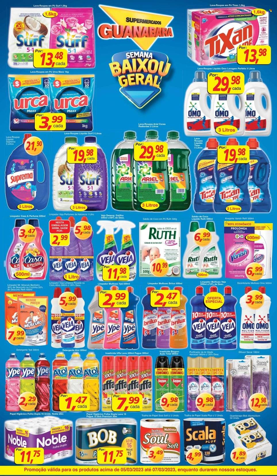 Folheto Supermercados Guanabara - 05/03/2023 - 07/03/2023. Página 9