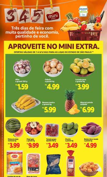 Folheto Mini Extra - 07/03/2023 - 09/03/2023.