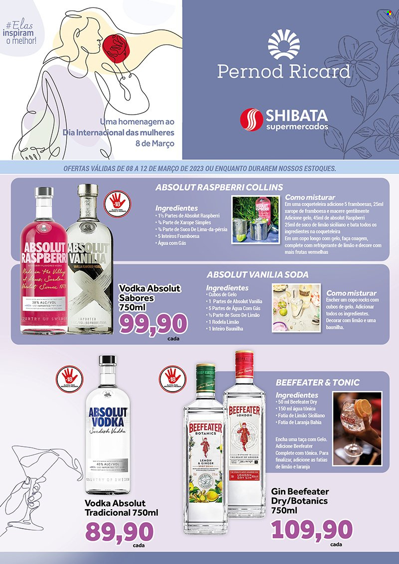 Folheto Shibata Supermercados - 08/03/2023 - 12/03/2023. Página 1