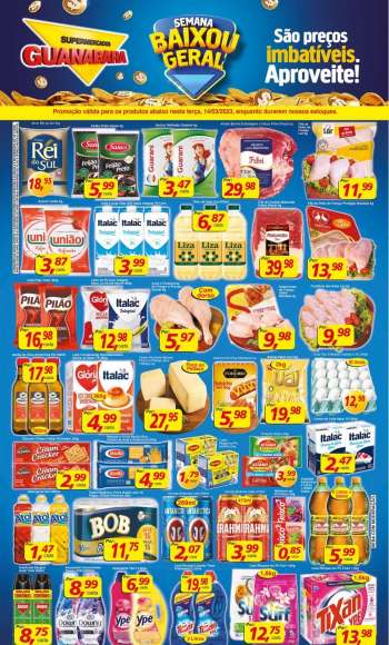 Folheto Supermercados Guanabara - 14/03/2023 - 14/03/2023.