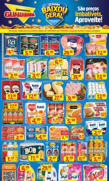 Folheto Supermercados Guanabara - 15/03/2023 - 21/03/2023.