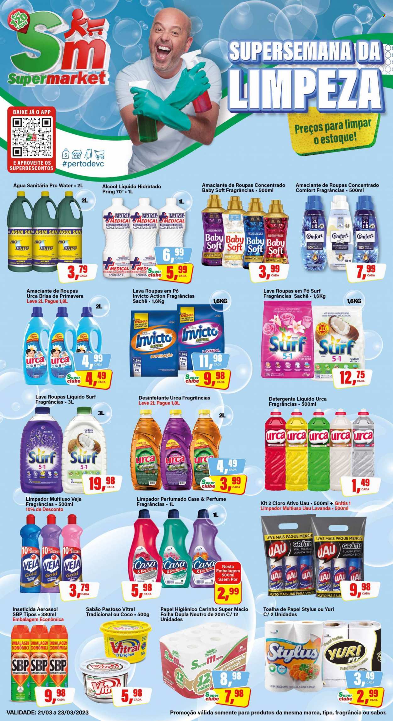 Folheto Rede Supermarket - 21/03/2023 - 23/03/2023. Página 1