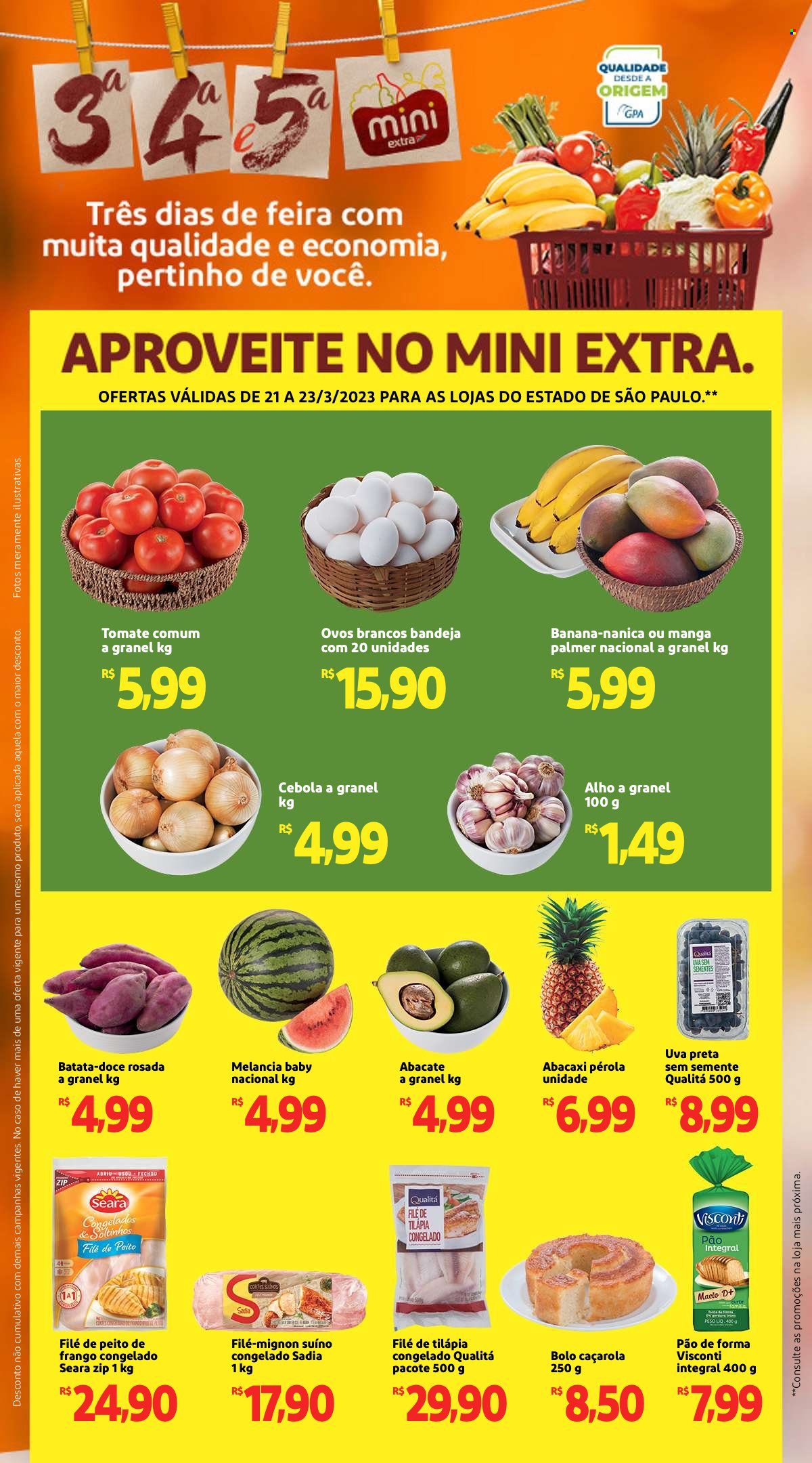 Folheto Mini Extra - 21/03/2023 - 23/03/2023. Página 1