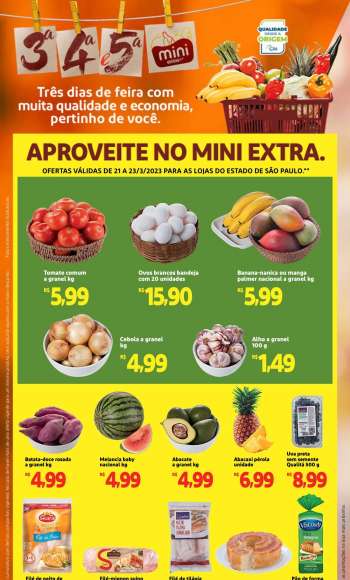 Folheto Mini Extra - 21/03/2023 - 23/03/2023.
