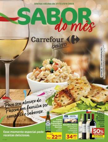 Folheto Carrefour Bairro - 27/03/2023 - 09/04/2023.