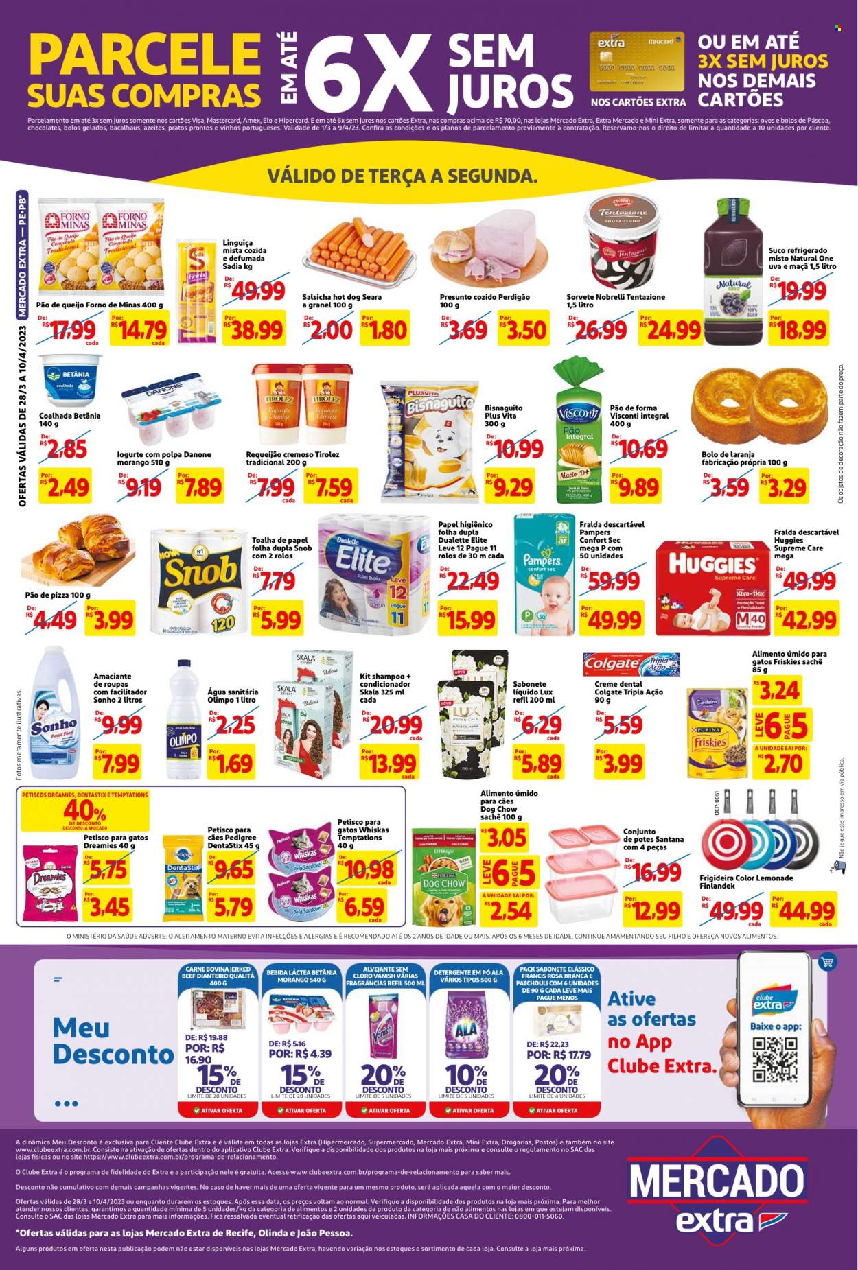 Folheto Mercado Extra - 28/03/2023 - 10/04/2023. Página 2