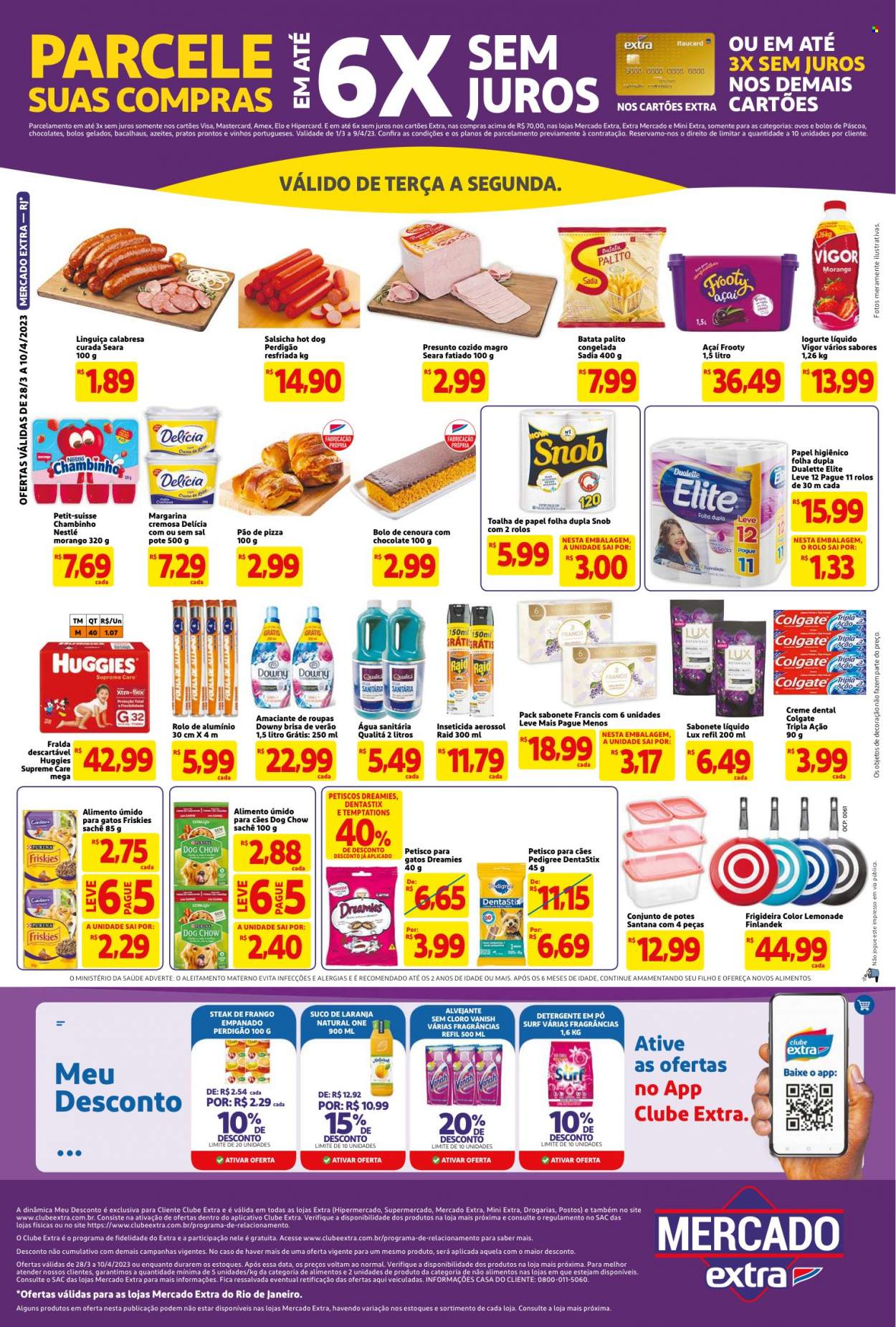 Folheto Mercado Extra - 28/03/2023 - 10/04/2023. Página 2