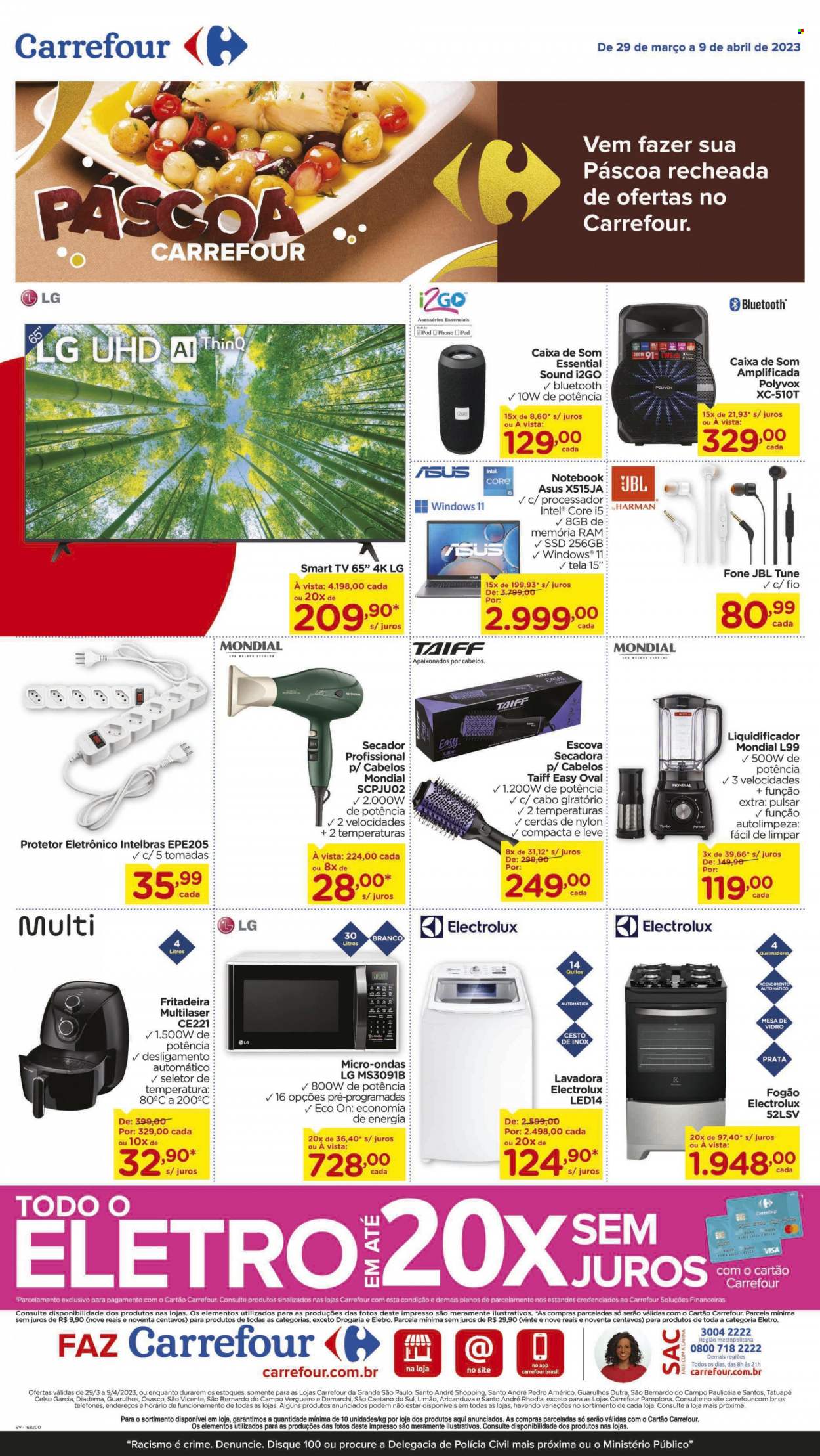Folheto Carrefour Hiper - 29/03/2023 - 09/04/2023. Página 14