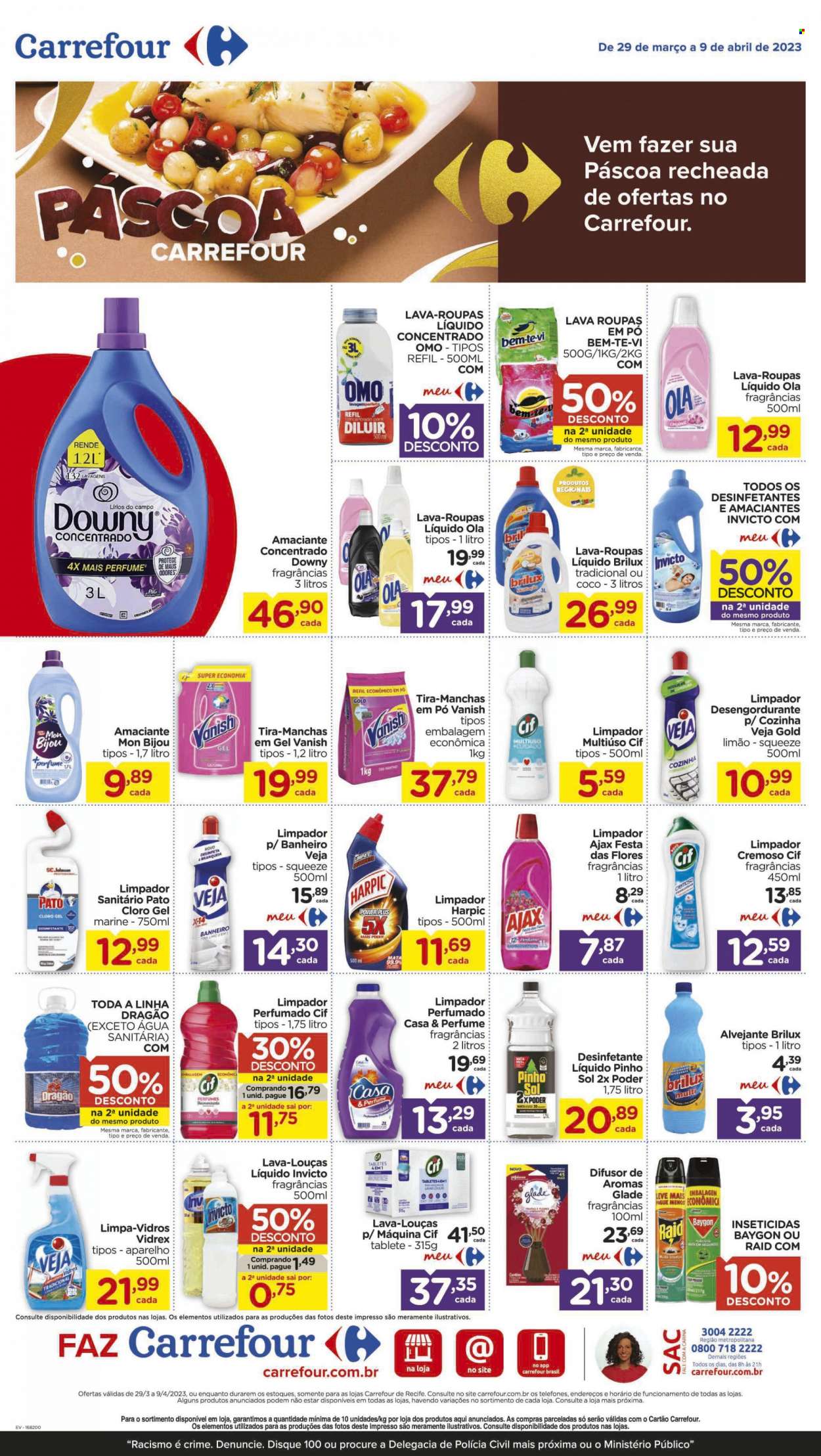 Folheto Carrefour Hiper - 29/03/2023 - 09/04/2023. Página 12