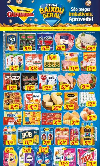 Folheto Supermercados Guanabara - 29/03/2023 - 29/03/2023.