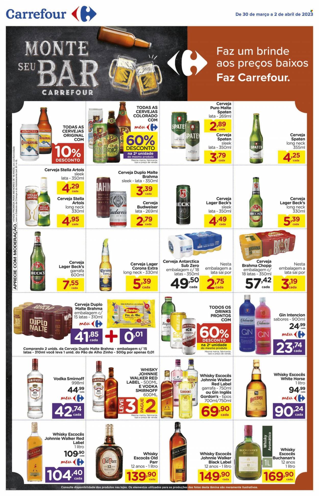 Folheto Carrefour Hiper - 30/03/2023 - 02/04/2023. Página 1