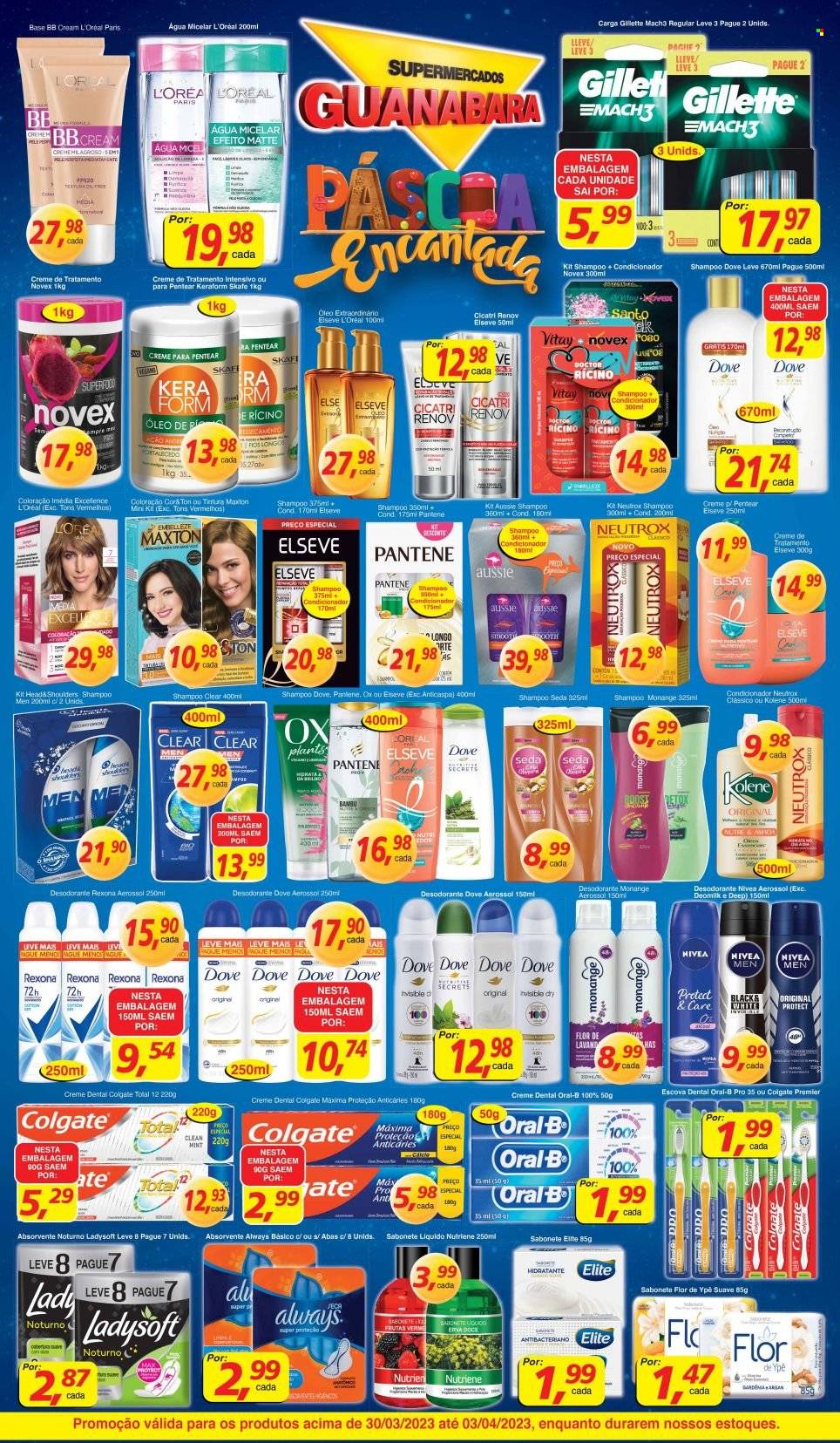 Folheto Supermercados Guanabara - 30/03/2023 - 03/04/2023. Página 6