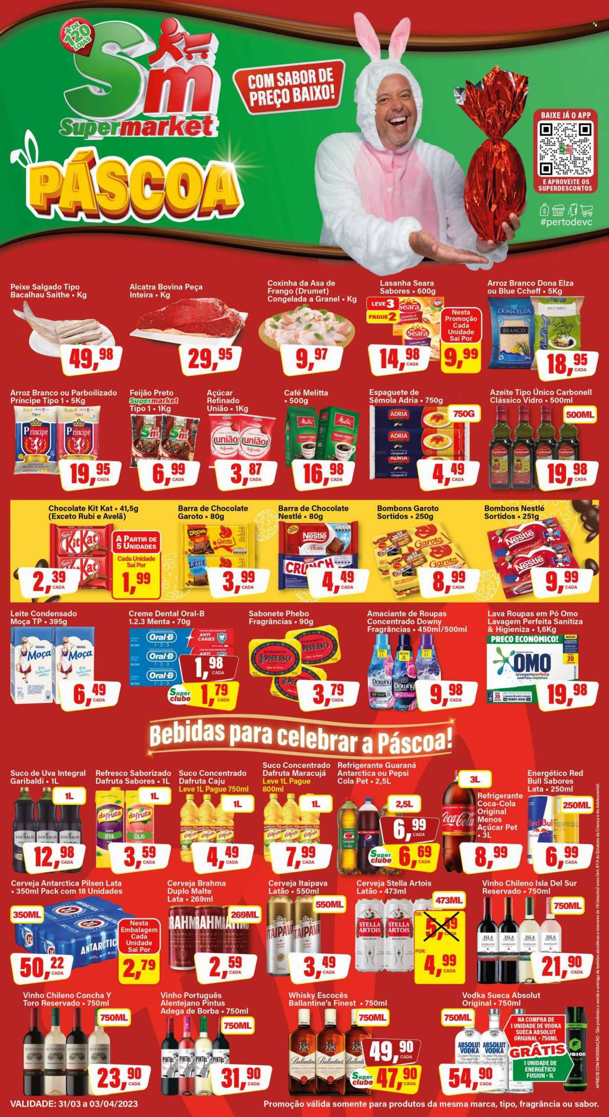 Folheto Rede Supermarket - 31/03/2023 - 03/04/2023. Página 1