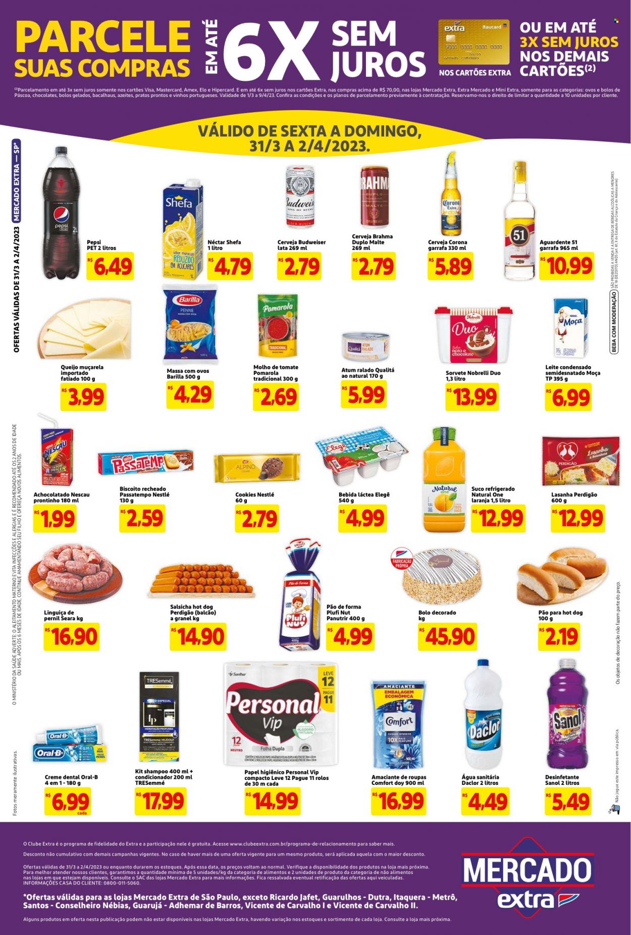 Folheto Mercado Extra - 31/03/2023 - 02/04/2023. Página 2