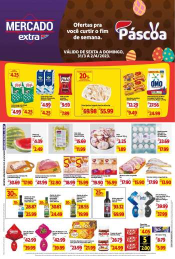 Folheto Mercado Extra - 31/03/2023 - 02/04/2023.
