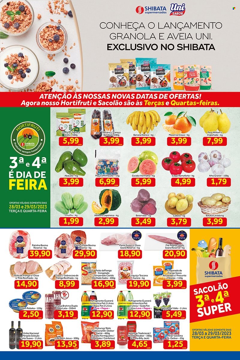 Folheto Shibata Supermercados - 28/03/2023 - 03/04/2023. Página 1