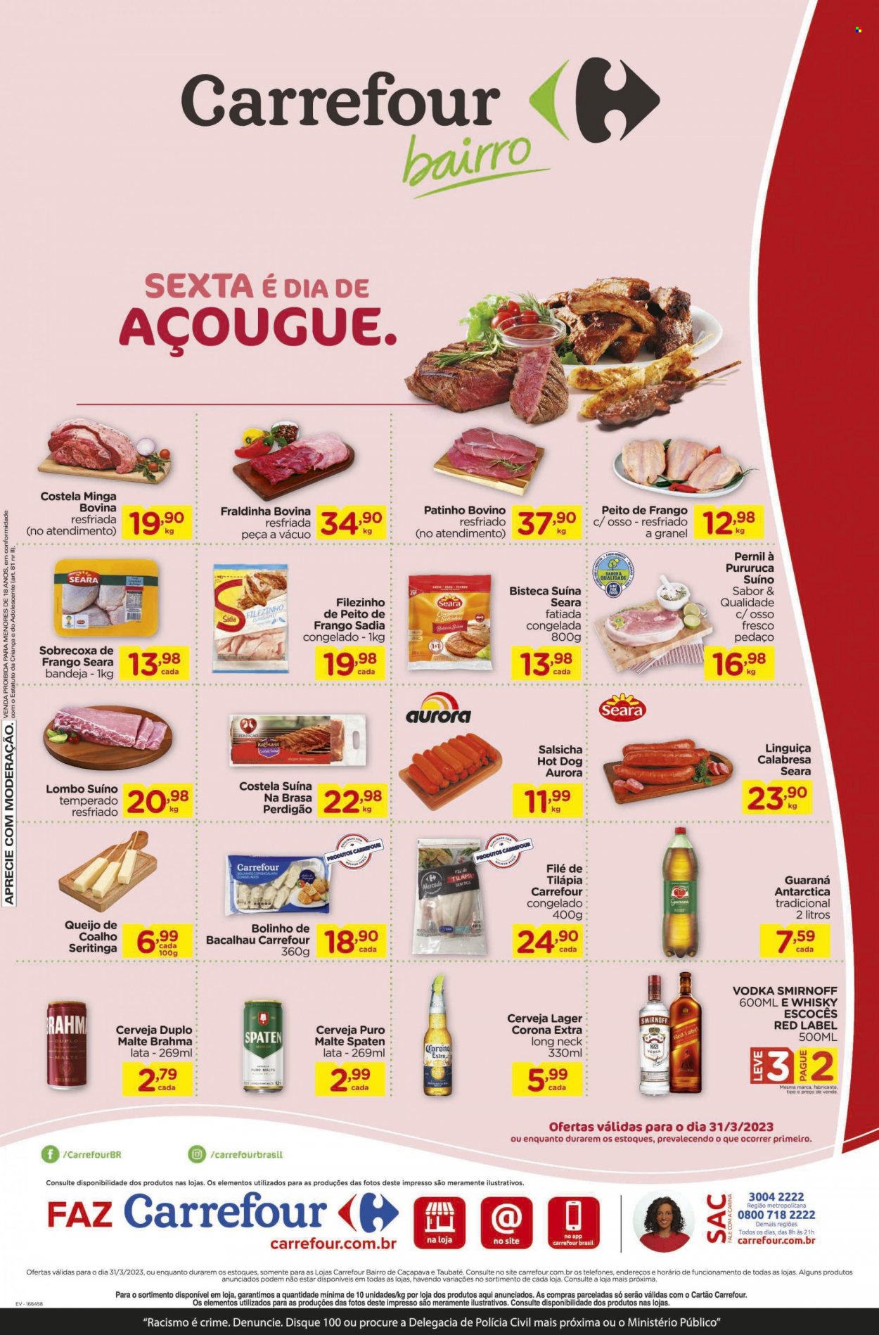 Folheto Carrefour Bairro - 31/03/2023 - 31/03/2023. Página 1