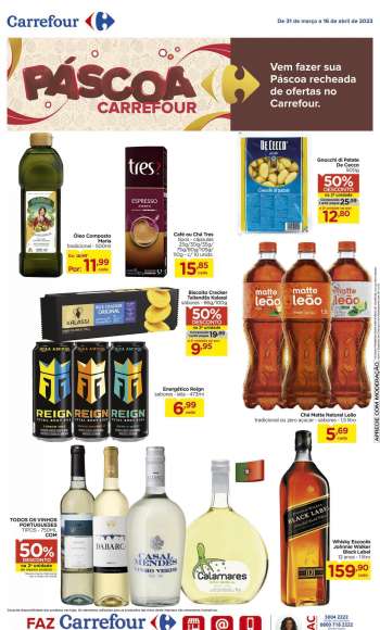Folheto Carrefour Hiper - 31/03/2023 - 16/04/2023.