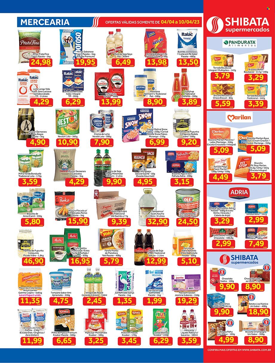 Folheto Shibata Supermercados - 04/04/2023 - 10/04/2023. Página 2