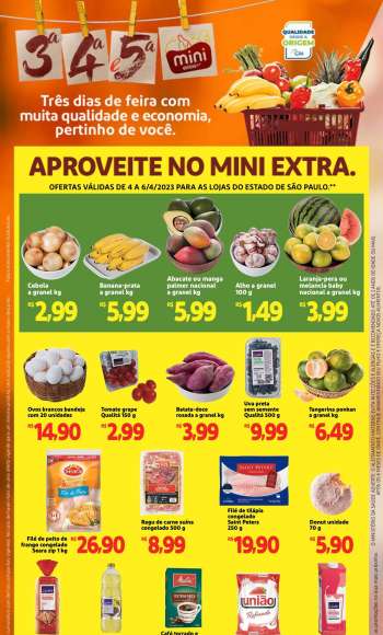 Folheto Mini Extra - 04/04/2023 - 06/04/2023.