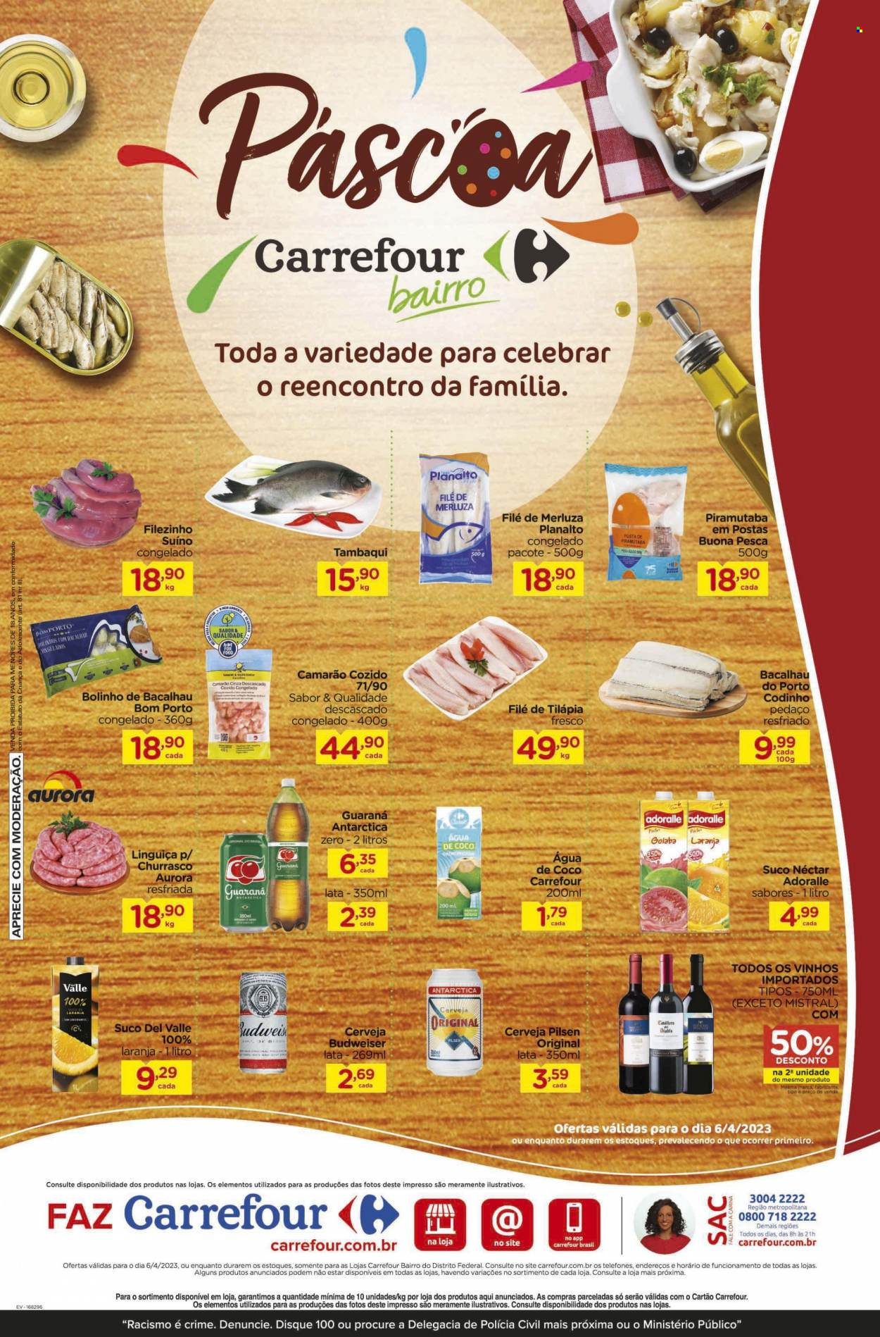 Folheto Carrefour Bairro - 06/04/2023 - 06/04/2023. Página 1