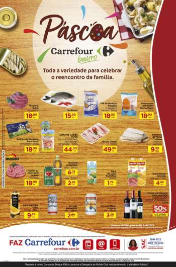 Folheto Carrefour Bairro - 06/04/2023 - 06/04/2023.