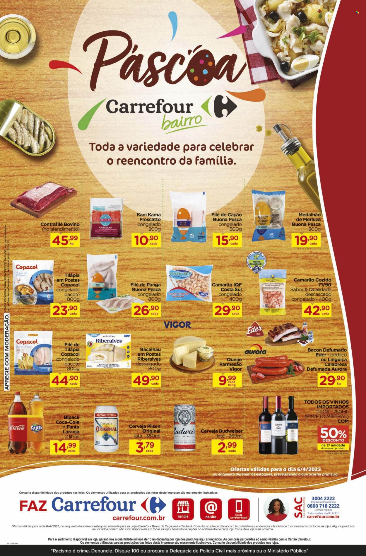 Folheto Carrefour Bairro - 06/04/2023 - 06/04/2023. Página 1