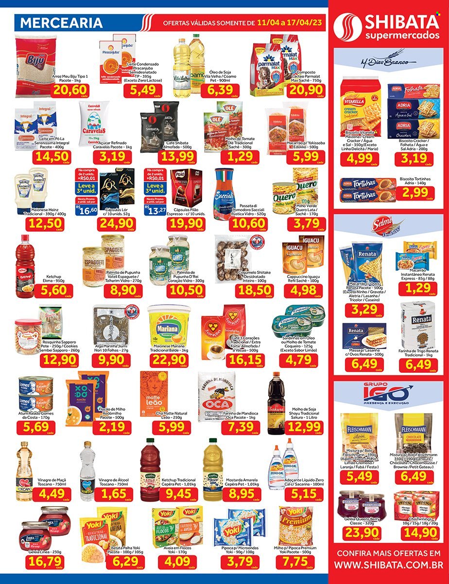 Folheto Shibata Supermercados - 11/04/2023 - 17/04/2023. Página 2