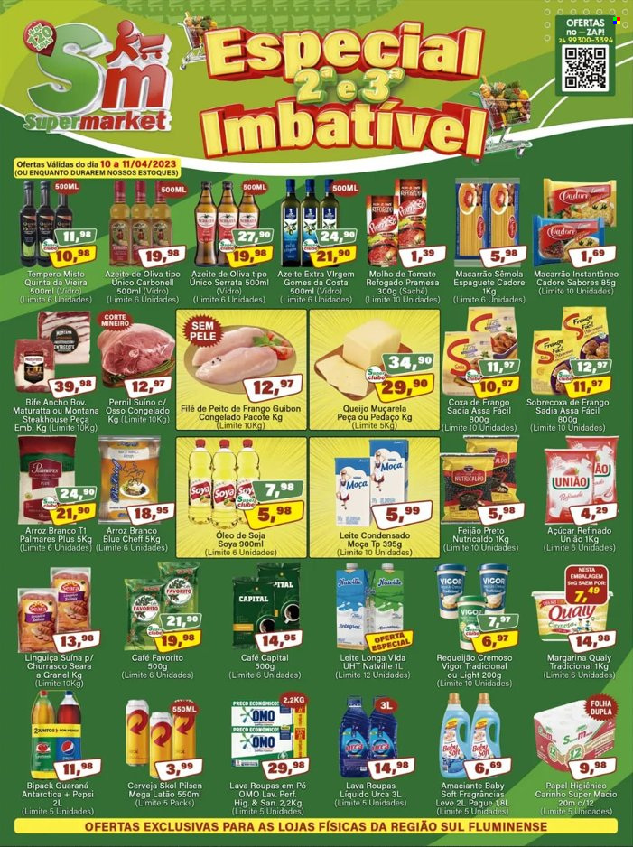 Folheto Rede Supermarket - 10/04/2023 - 11/04/2023. Página 1