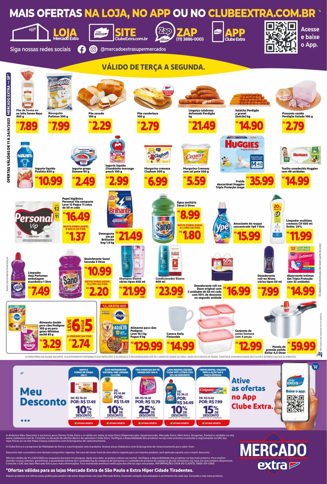 Folheto Mercado Extra - 11/04/2023 - 24/04/2023. Página 2