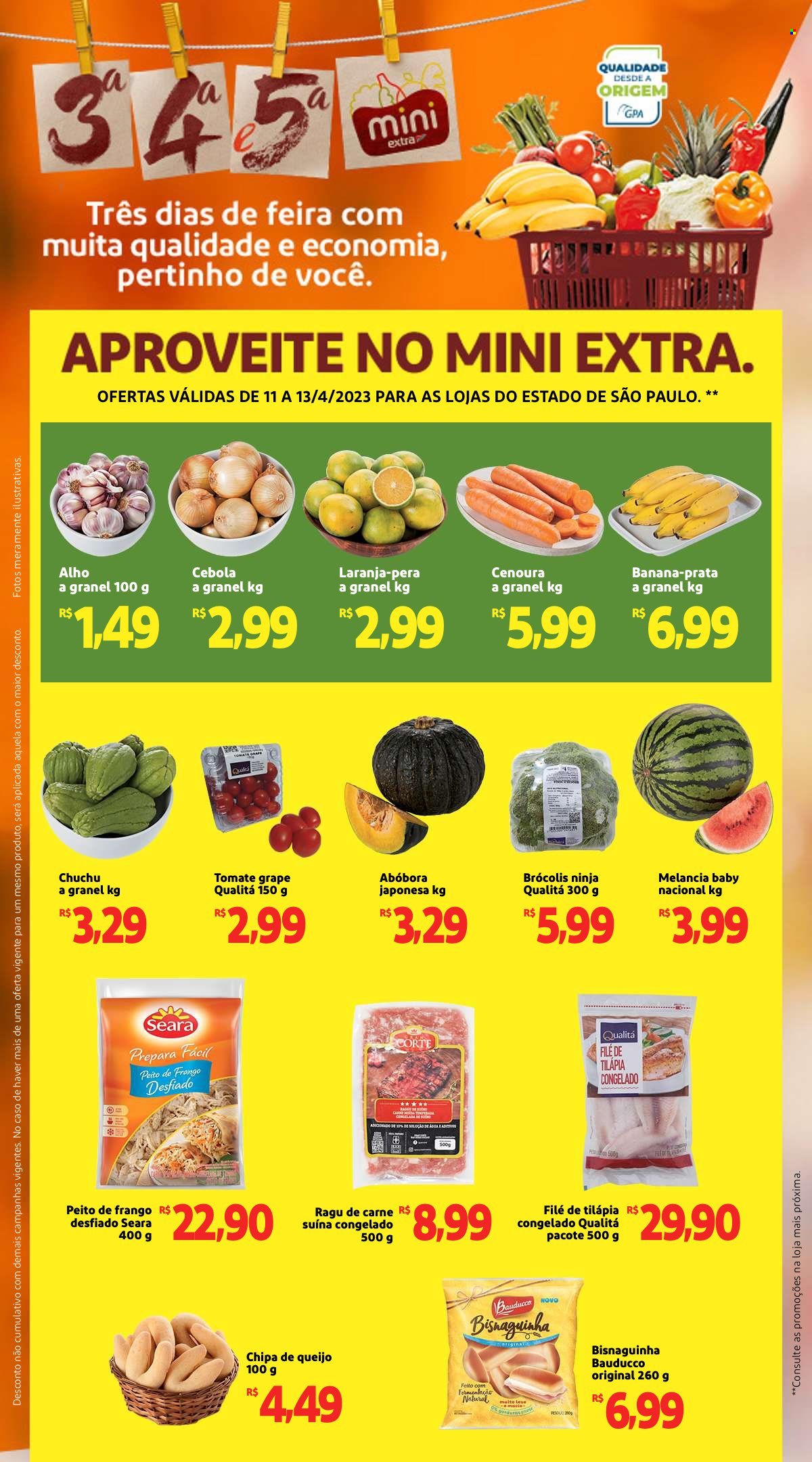 Folheto Mini Extra - 11/04/2023 - 13/04/2023. Página 1