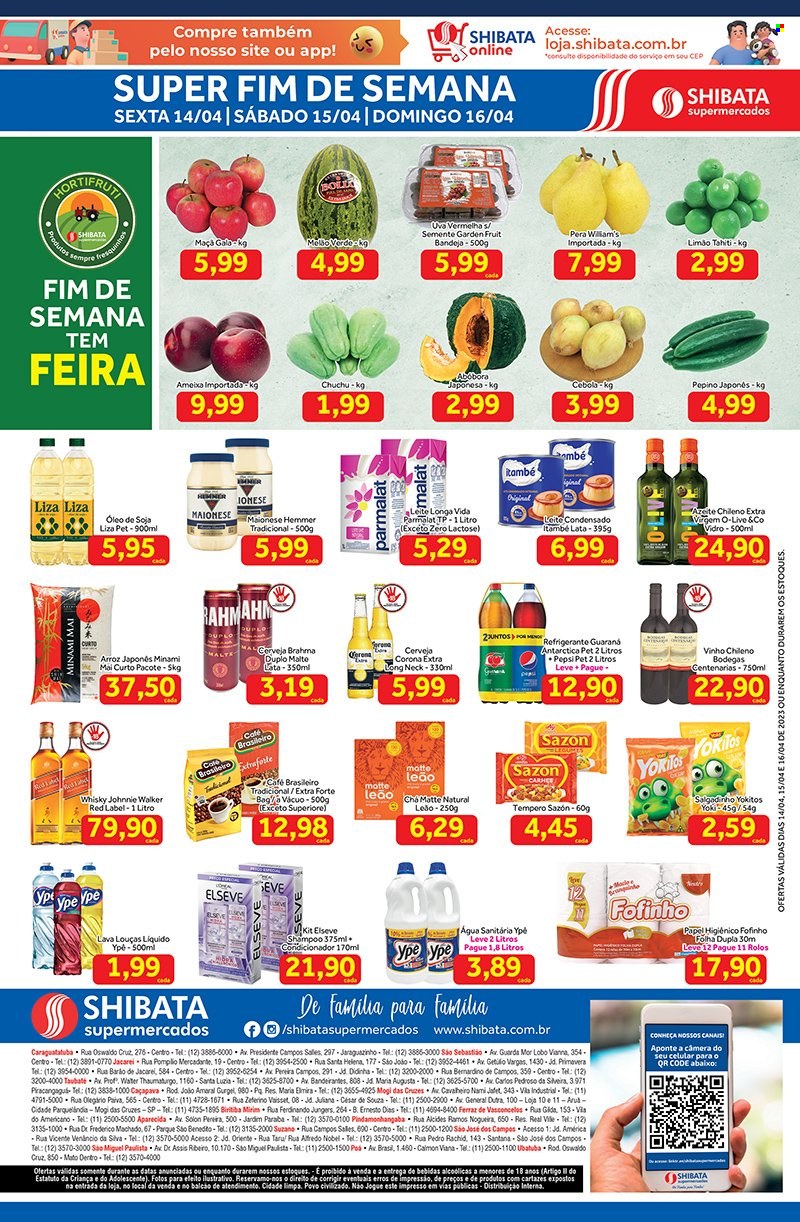 Folheto Shibata Supermercados - 14/04/2023 - 16/04/2023. Página 2