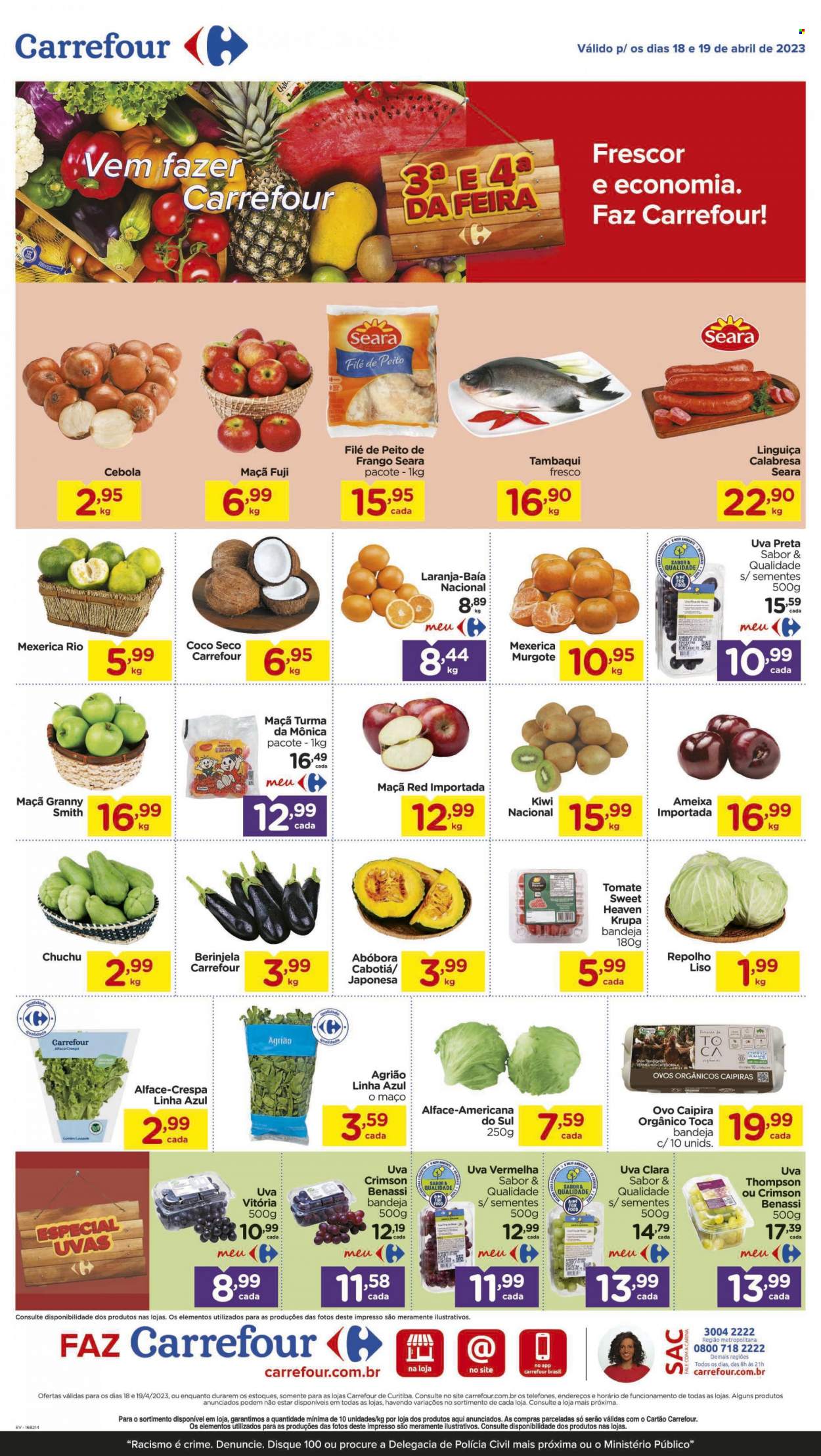 Folheto Carrefour Hiper - 18/04/2023 - 19/04/2023. Página 1