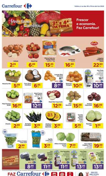 Folheto Carrefour Hiper - 18/04/2023 - 19/04/2023.
