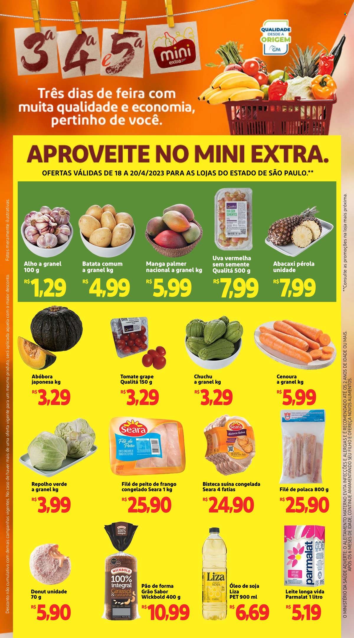 Folheto Mini Extra - 18/04/2023 - 20/04/2023. Página 1