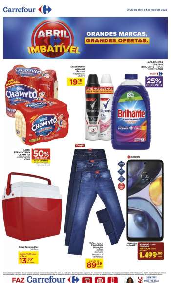 Folheto Carrefour Hiper - 20/04/2023 - 01/05/2023.