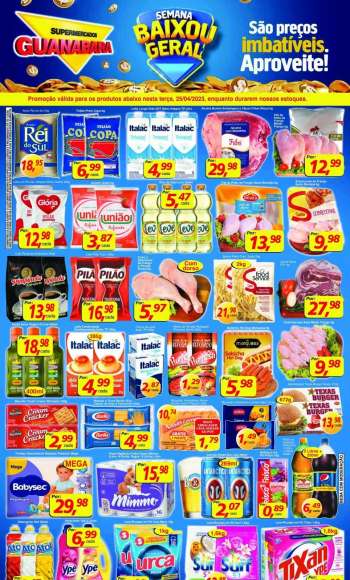 Folheto Supermercados Guanabara - 25/04/2023 - 25/04/2023.