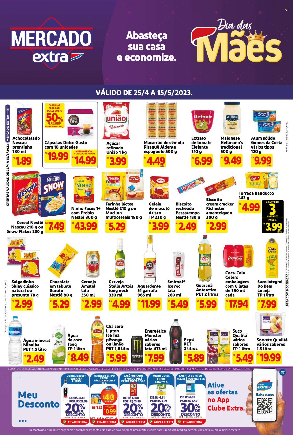 Folheto Mercado Extra - 25/04/2023 - 15/05/2023. Página 1
