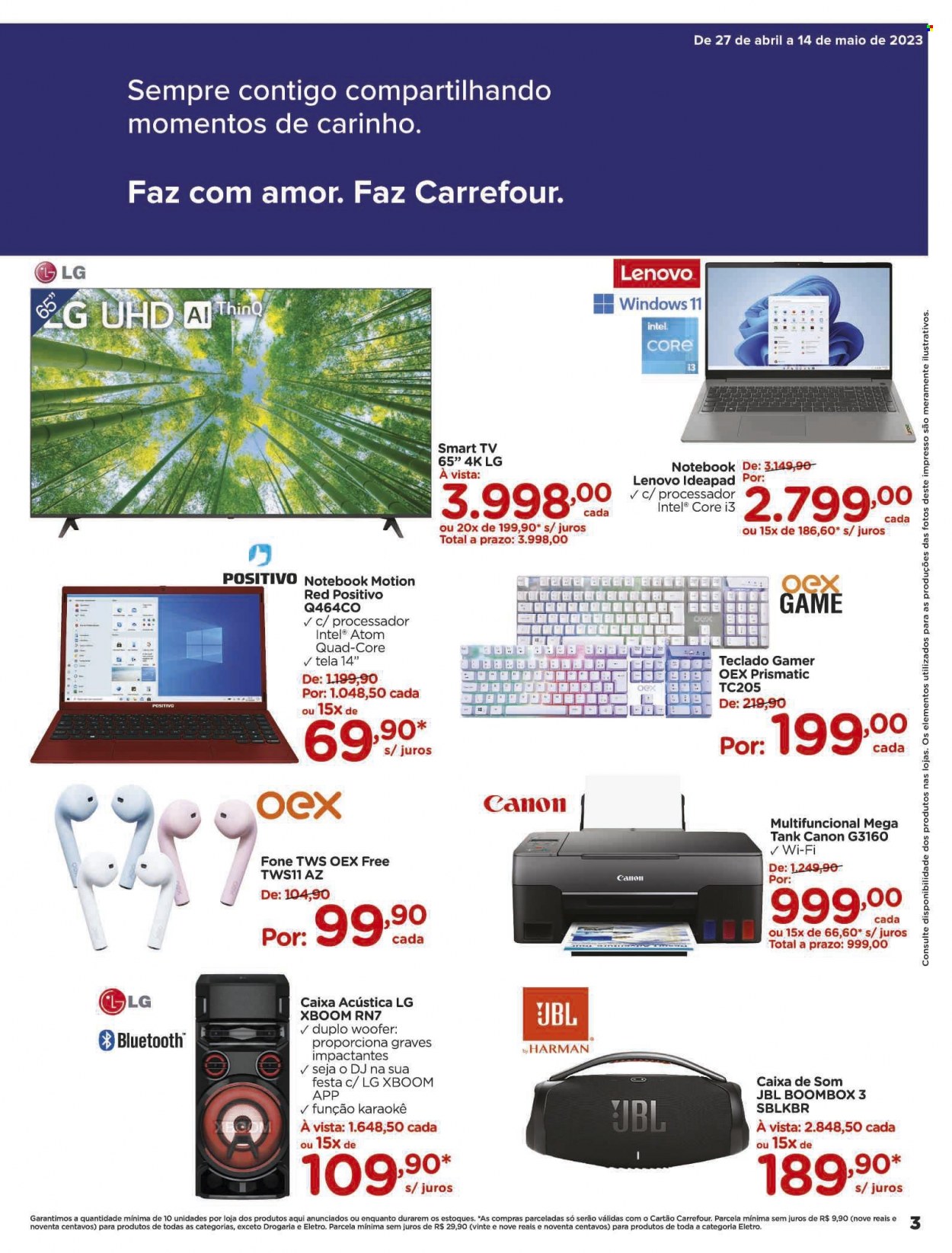 Folheto Carrefour Hiper - 27/04/2023 - 14/05/2023. Página 3