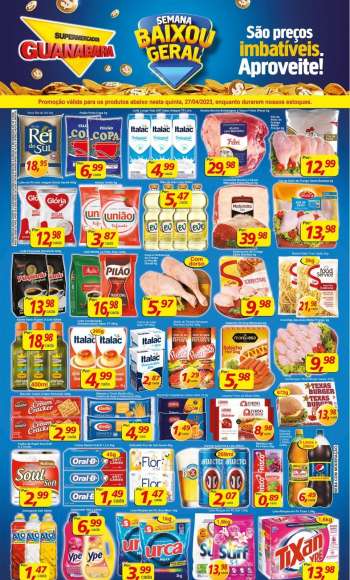 Folheto Supermercados Guanabara - 27/04/2023 - 27/04/2023.