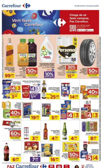 Folheto Carrefour Hiper - 28/04/2023 - 01/05/2023.