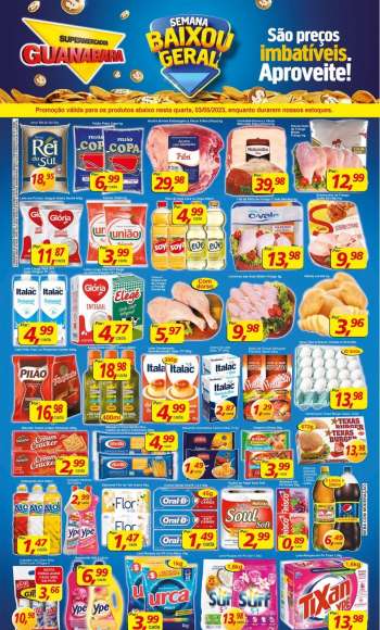 Folheto Supermercados Guanabara - 03/05/2023 - 03/05/2023.