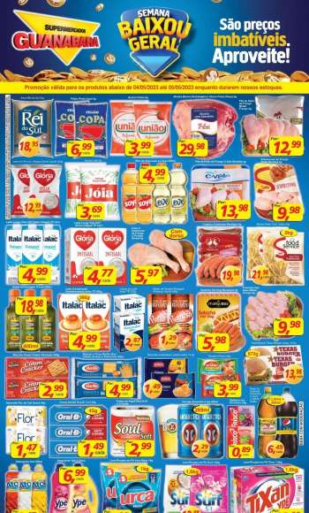 Folheto Supermercados Guanabara - 04/05/2023 - 05/05/2023.