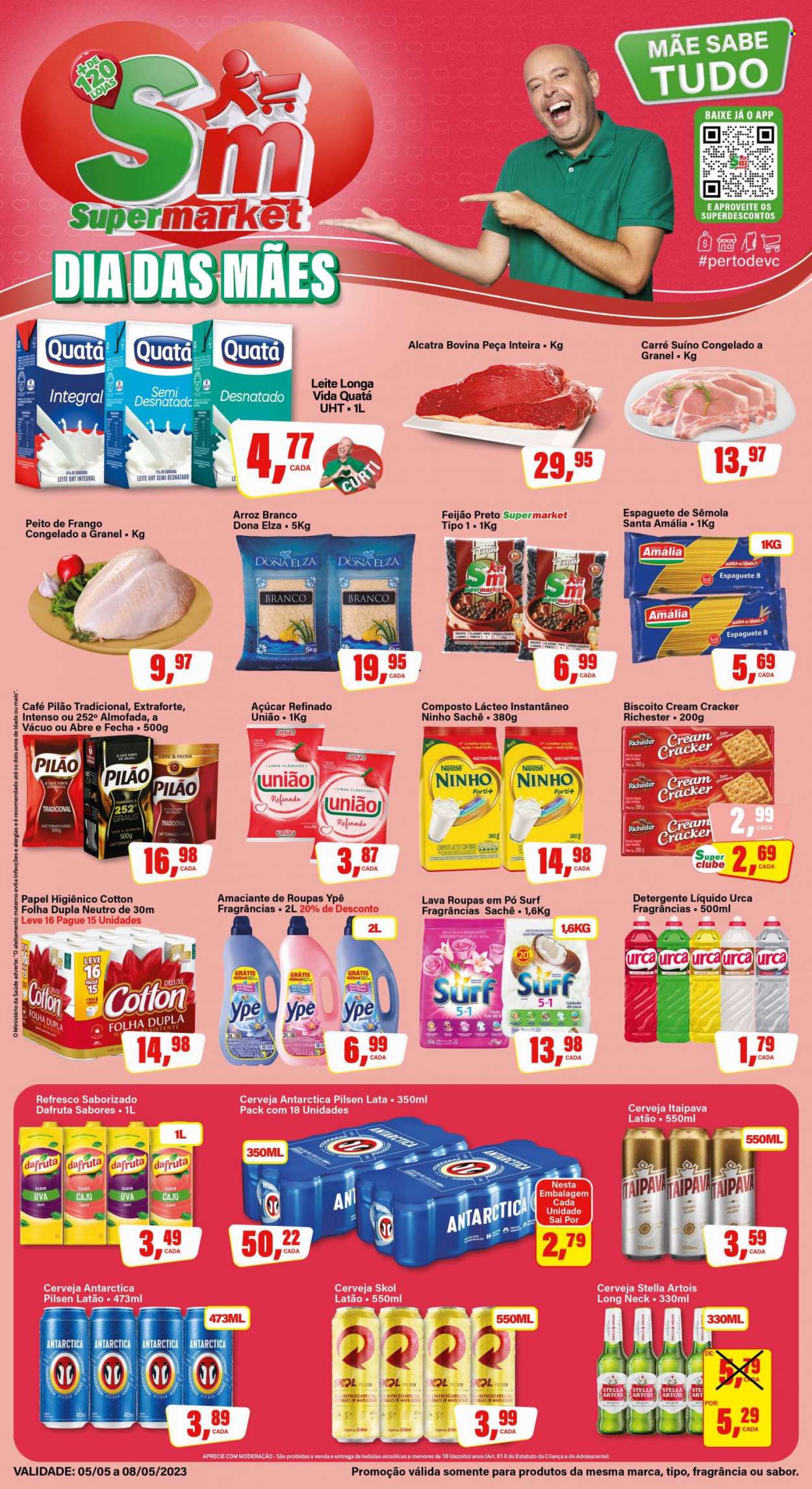 Folheto Rede Supermarket - 05/05/2023 - 08/05/2023. Página 1